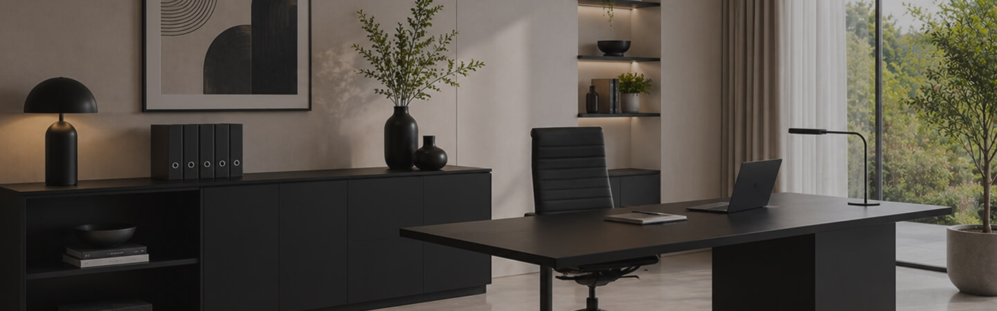 Modern workspace interior